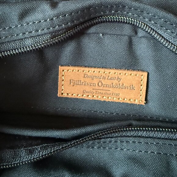 Fjallraven Black and Tan Tote Bag - Picture 9 of 10